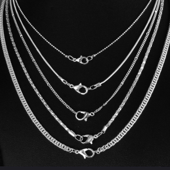 Jewelry - SOLD 5 piece Mix style4mm925